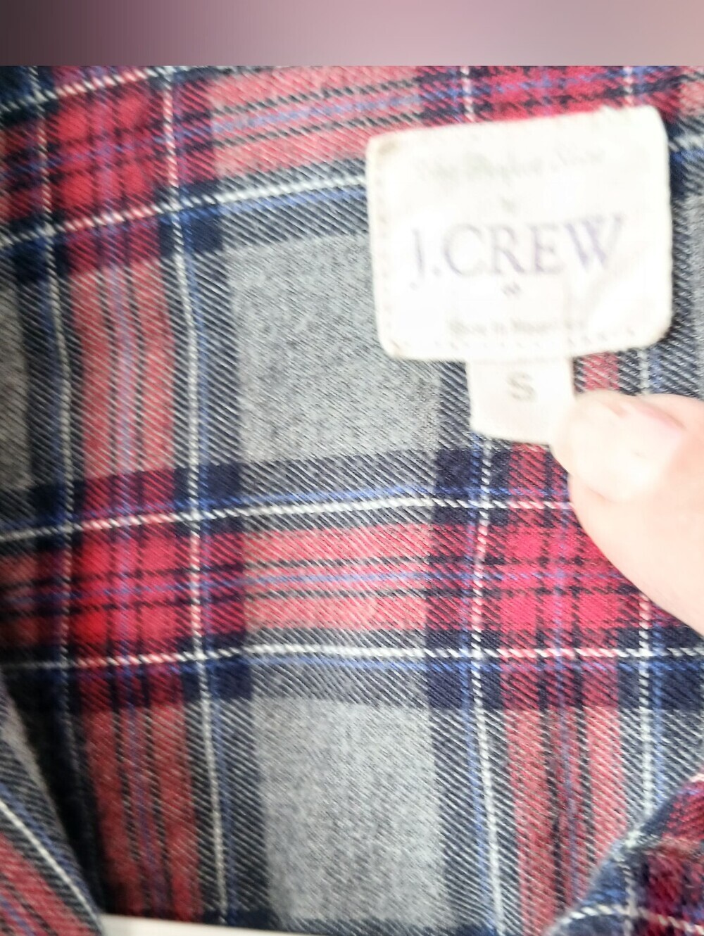 J. Crew Plaid Button-Down Shirt Womens Small Fall Hiking Preppy - Picture 2 of 5